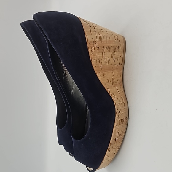 Stuart Weitzman Peep Toe Wedges - Picture 4 of 7